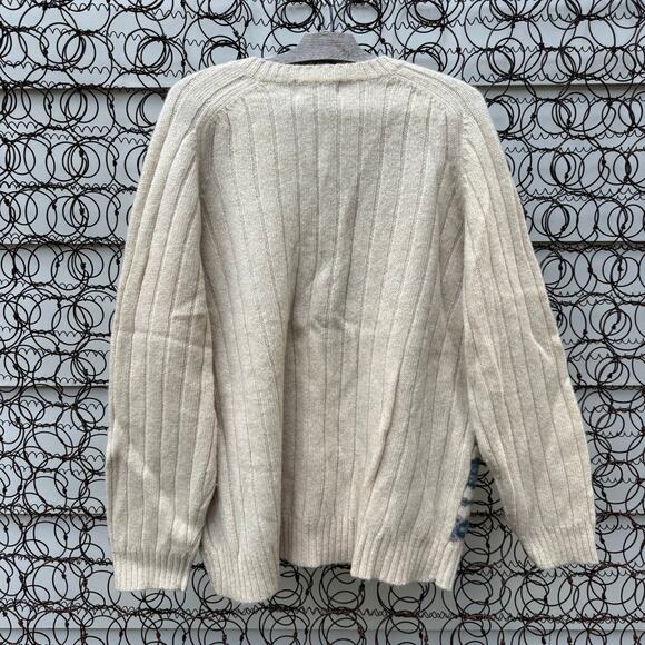 Vintage Croft and Barrow Wool Knit Zip Up Fair Isle Gorpcore Cardigan Sweater XL - Picture 6 of 10